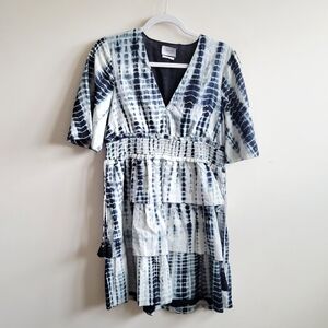 Saylor Tie Dye Lurex Dress